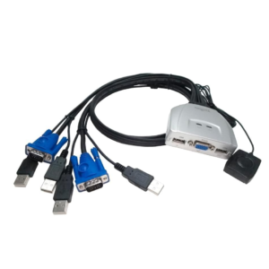 Switch KVM Nisuta de 2 Puertos USB