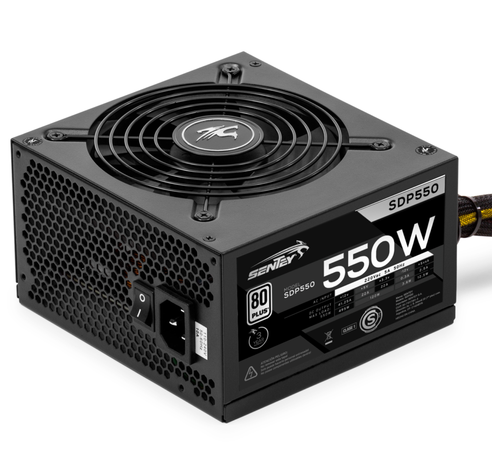Fuente Sentey SDP550-FX 550 Watt 80 Plus