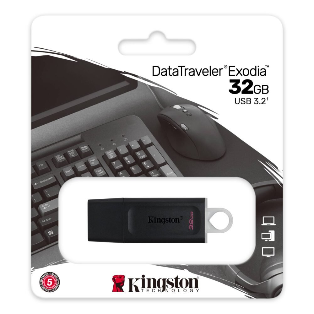 Pendrive Kingston DTX 32Gb USB 3.2 Exodia Negro - Imagen 2